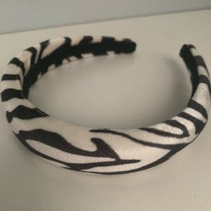 zebra print headband